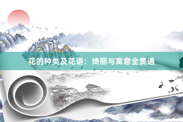 花的种类及花语：绮丽与寓意全贯通